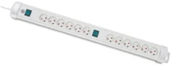 Brennenstuhl Premium-Line – Stikdåse med 12 udtag, m/jord og 3 meter ledning m. stikprop