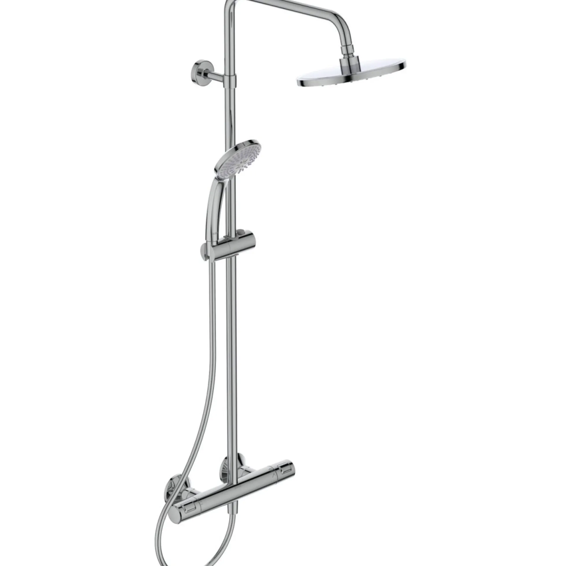 Børma Idealrain Ceratherm CT25 brusesystem, Ø100 mm, krom