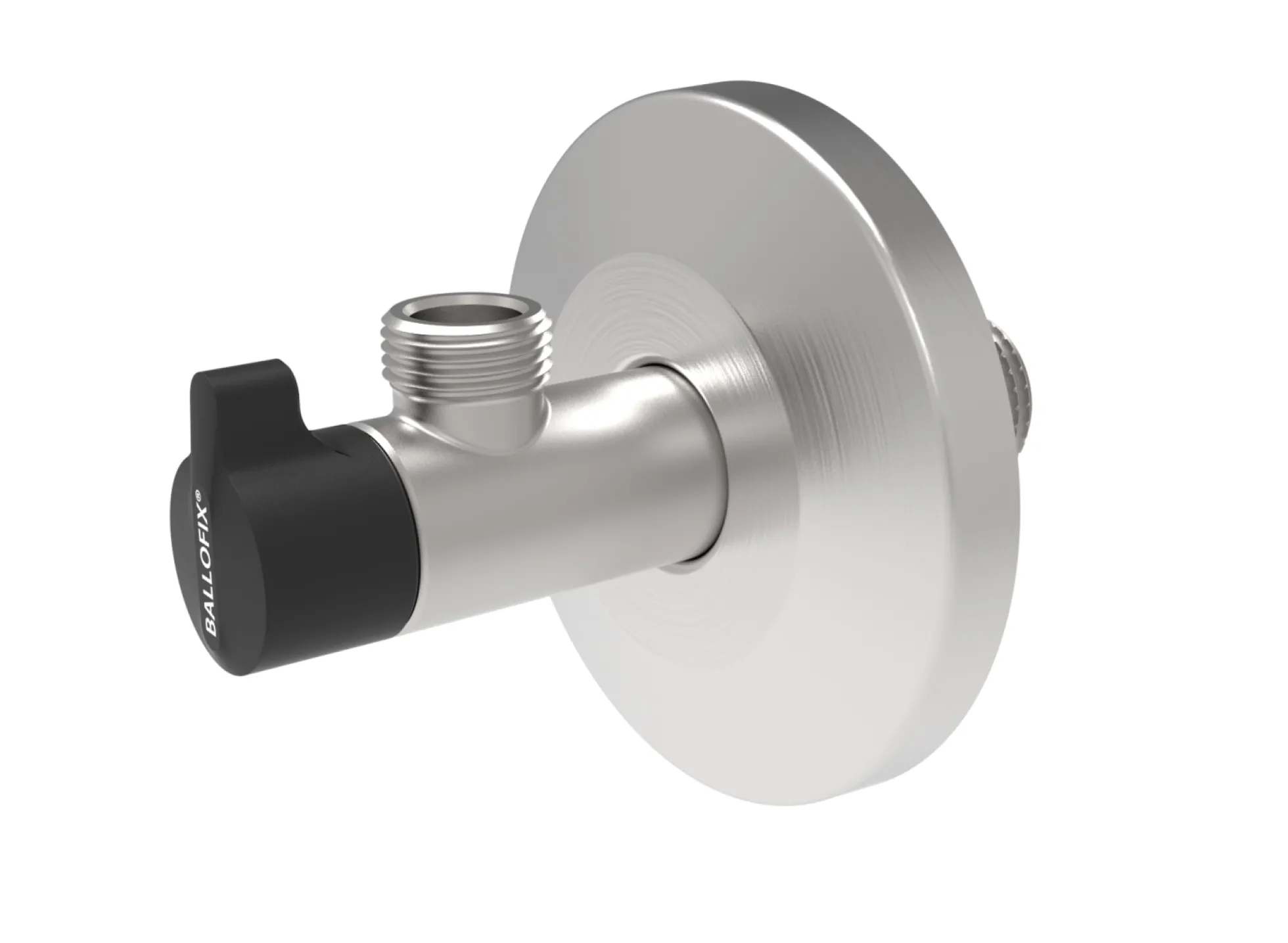 Broen ballofix vinkelventil, rustfri 3/8"x1/2"
