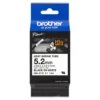 Brother krympeflextape HSe-211E, sort/hvid, 5,2 mm, til 1,7-3,2 mm kabler