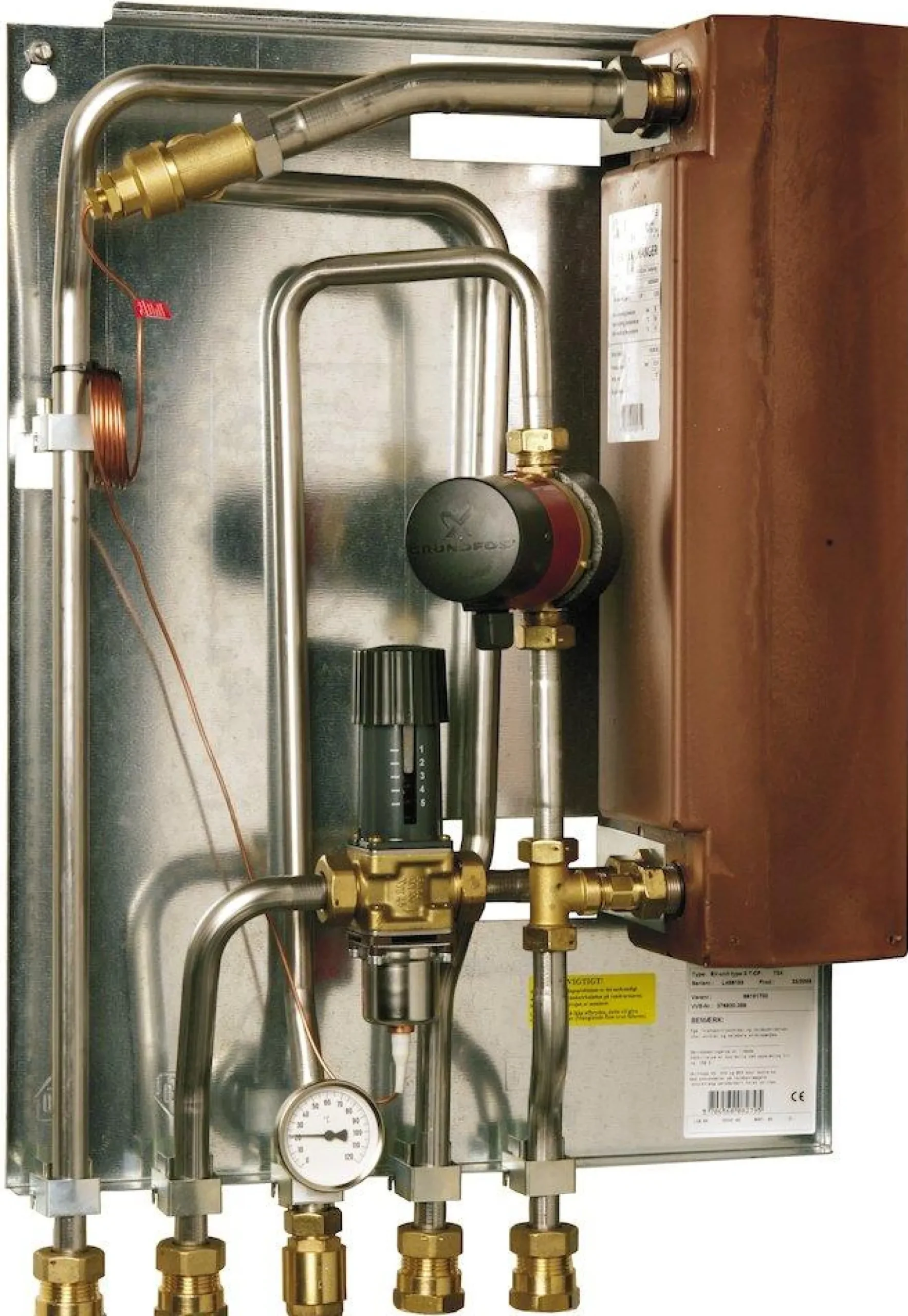 Brugsvandsunit 2 T-CP m/AVTB 20, uden kappe - Termix