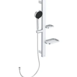 Brusesæt Alu+ 600mm, med håndbruser Ø100, silver - Ideal Standard