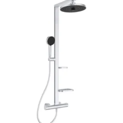 Brusesystem Alu+ med termostat, Ø100/Ø260, sølv - Ideal Standard