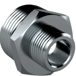 Brystnippel messing forkromet 12" x 38"