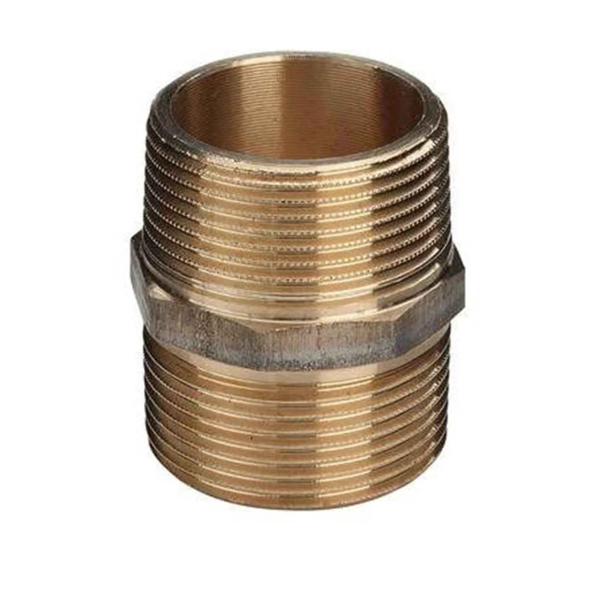 Brystnippel, 3/8", rødgods silicium bronze - Viega