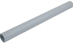Bøsningsrør, 61 mm, 300 mm, grå