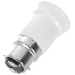 B22 til E27 adapter, konvertering af lamper og armaturer