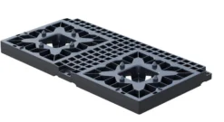 bundplade Aquabox (halv)STR, 37,5x75 cm