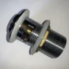 Bundventil med lille prop og push-open 1 1/4" forkromet