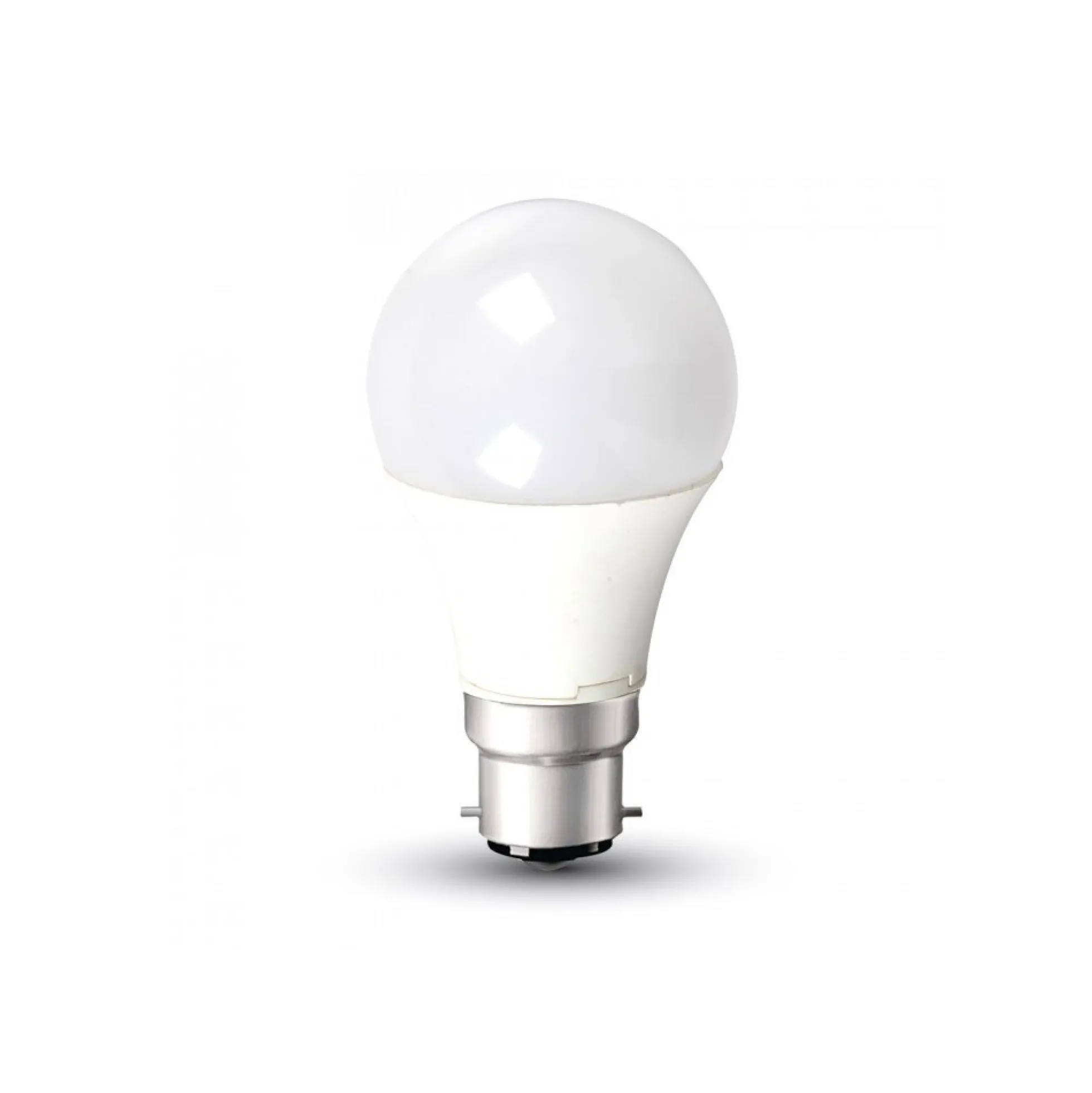 B22 9W LED pære - Kold hvid, ikke dæmpbar