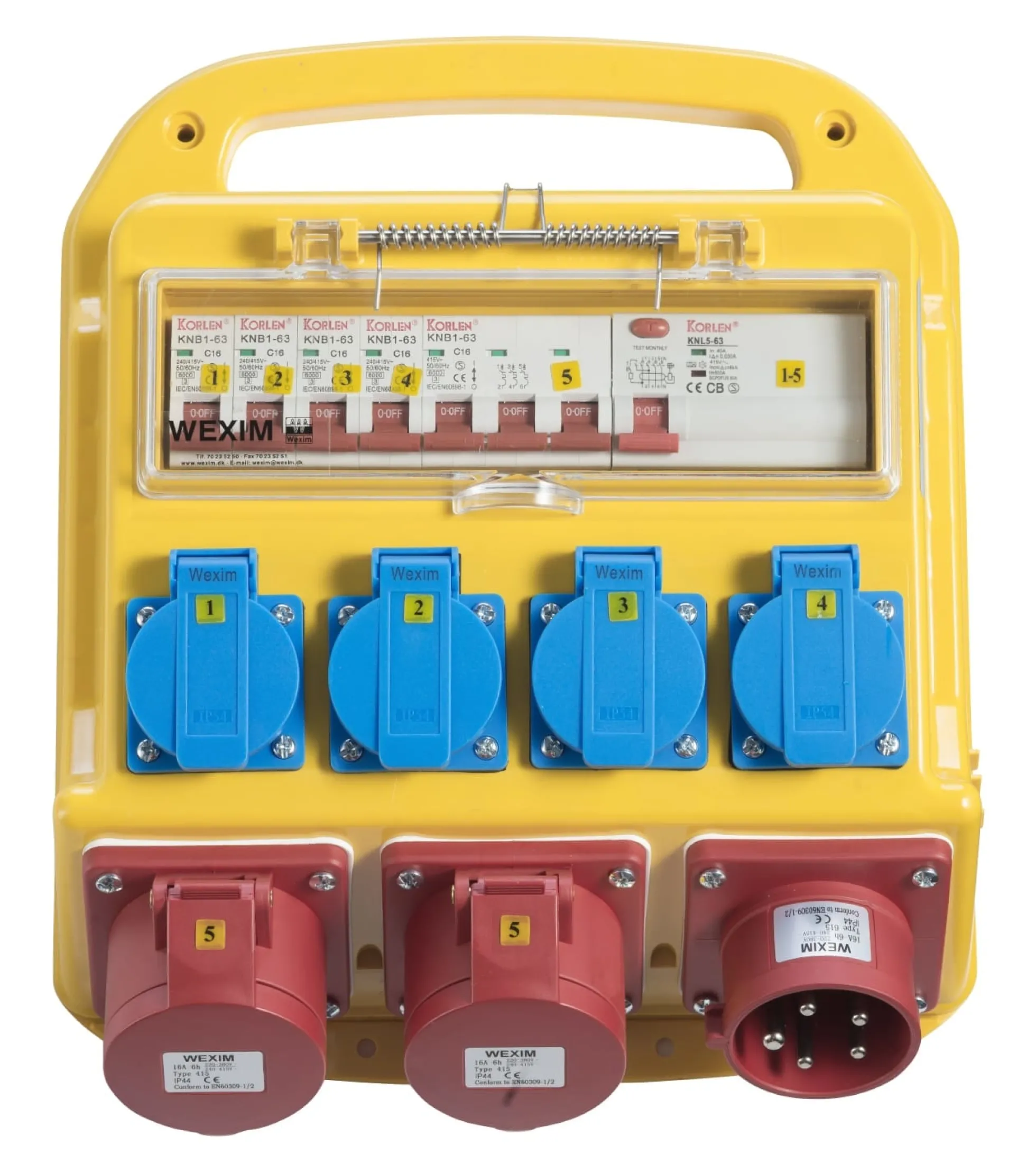 Byggepladstavle ABS 16A