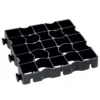 Byggros ECORASTER S50, sort, 20 t, 12 stk. pr. 1,33 m² - 12 stk