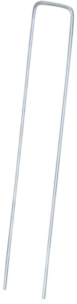 Byggros jordspyd, u-formet, 230 x 35 x 3,5 mm, galvaniseret stål