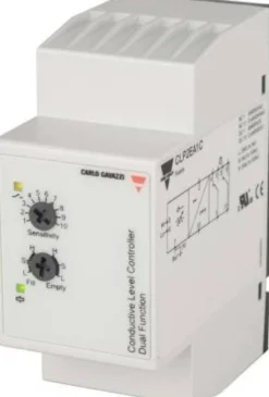 Carlo Gavazzi – Niveaurelæ/forstærkerrelæ for konduktiv sensor, 24Vac/dc (CLP2EA1CM24)