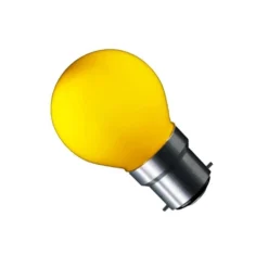 CARNI1.8 LED pære, 1,8W, gul, 230V, B22