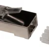 Cat 6A FTP RJ45 (8P8C) modular plug t. stiv rund ledning, AWG 24-26