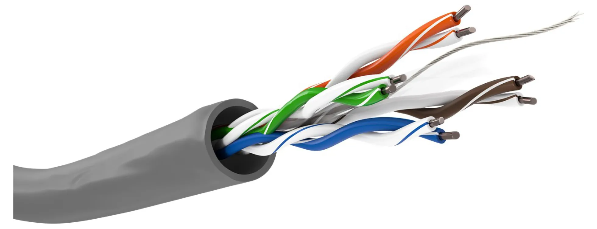 Cat6 installationskabel 305m, U/UTP, AWG23/1 - MicroConnect