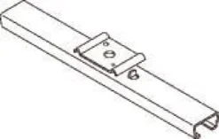 Centerbæring GMS 270 til 300 mm gitterbakke varmgalvaniseret