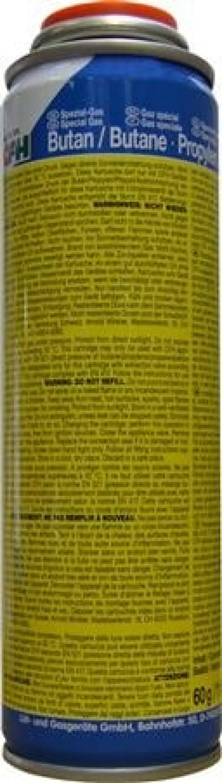 CFH gasdåse Highpower SG 105, 110 ml, 2100°C, EU 7/16"