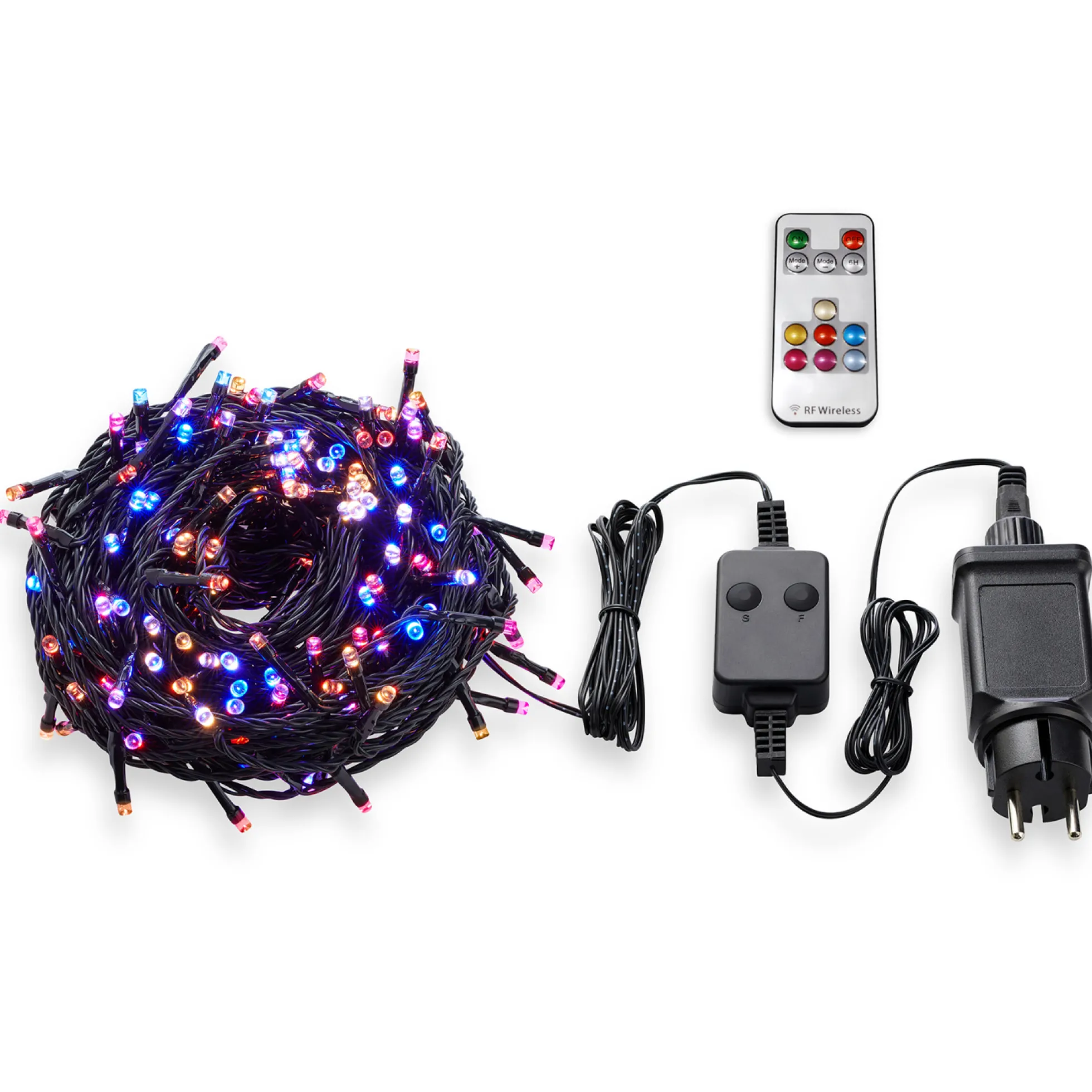 Choice Lyskæde, 200 LED, Blinkende, Multi