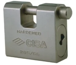 Cisa containerlås, 75 mm, med 2 nøgler, special profil