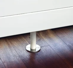 Click-one-two roset til radiatorrør, rustfri