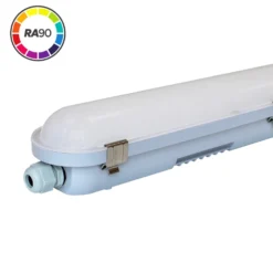 120 cm HiCRI armatur - RA90, 40W, gennemfortrådet, IP65, 5100lm