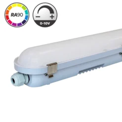 120 cm HiCRI 0-10V armatur RA90 40W, gennemfortrådet, IP65 - 5100lm