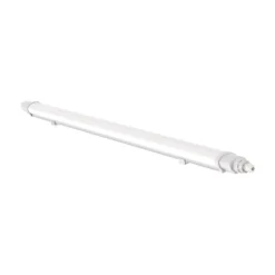 150 cm 48W vandtæt komplet LED armatur, Gennemfortrådet - IP65 - Ikke dæmpbar, Neutral kulør