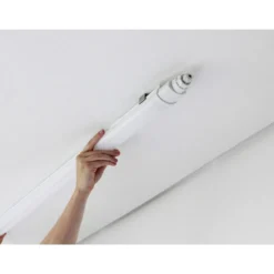 150 cm 48W vandtæt komplet LED armatur, Gennemfortrådet - IP65 - Ikke dæmpbar, Neutral kulør