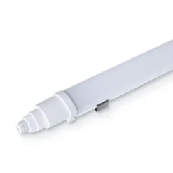 150 cm 48W vandtæt komplet LED armatur, gennemfortrådet, IP65, kold kulør