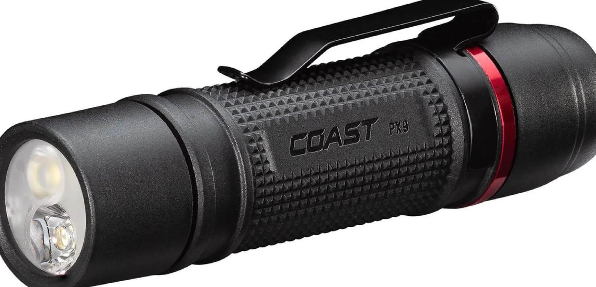 Coast PX9R genopladelig lommelygte, 1000 lumen