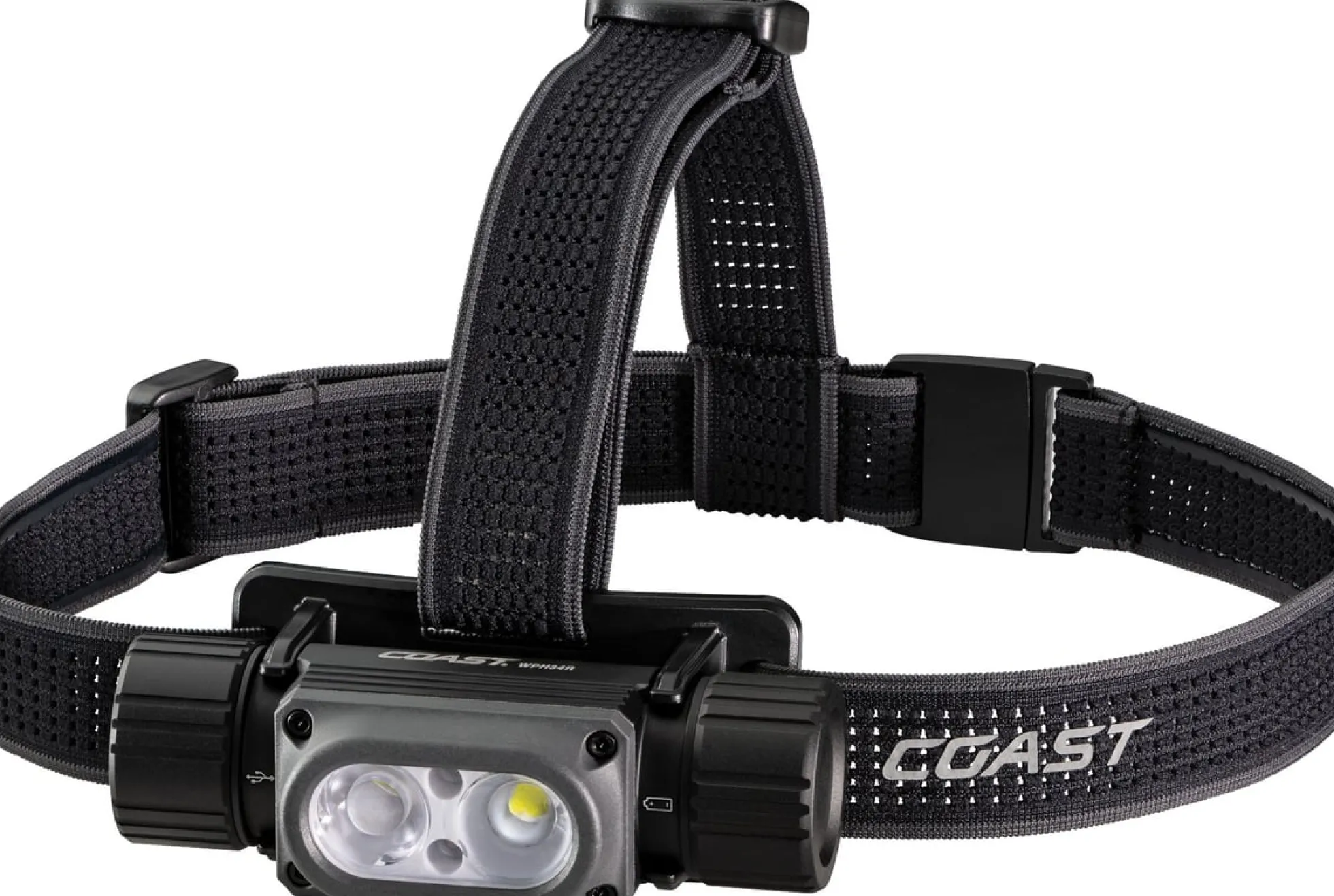 Coast vandtæt genopladelig pandelampe WPH34R, 2000 lumen