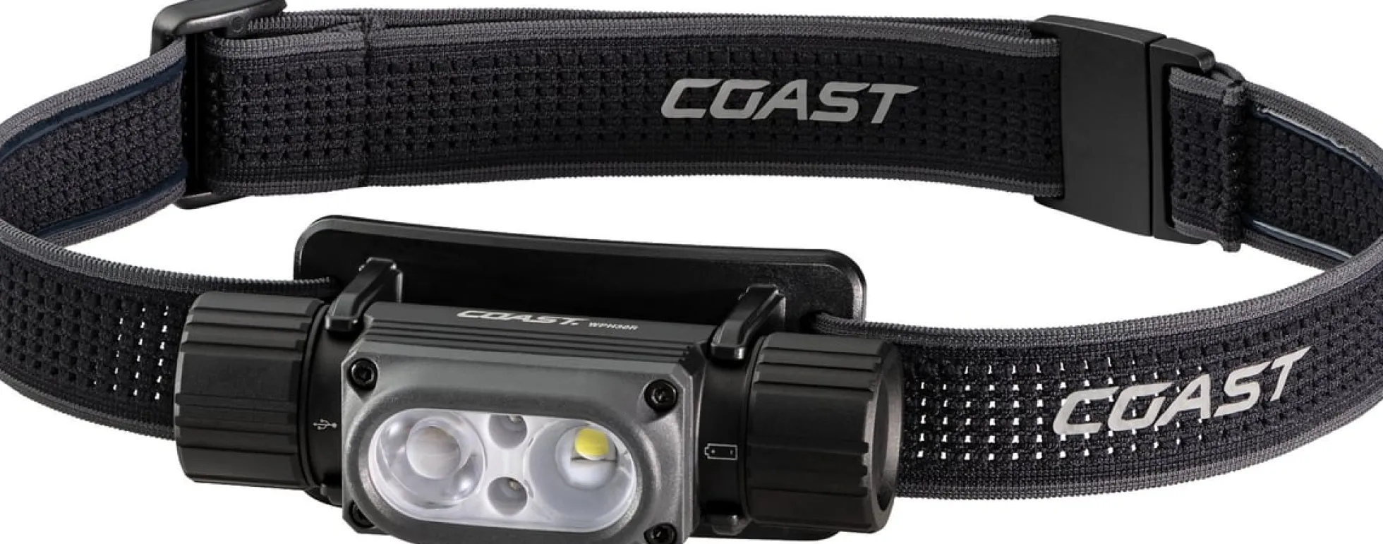 Coast vandtæt genopladelig pandelampe WPH30R, 1000 lumen