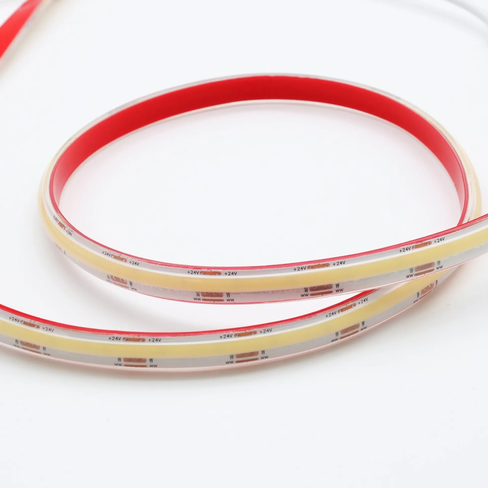 COB CCT LED strip, 5 meter, 20W/m, RA90, 24V DC, IP68, 576 LED/meter