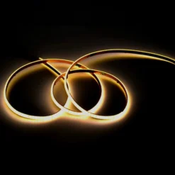COB-LED strip, 5 meter, 7W/m, 3mm bredde, RA93, 24V DC, IP20, 400 LED pr. meter, varm kulør