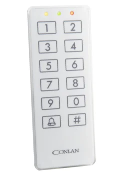 Conlan CT1000v2 Kodetastatur, 9-24 VDC, Hvid