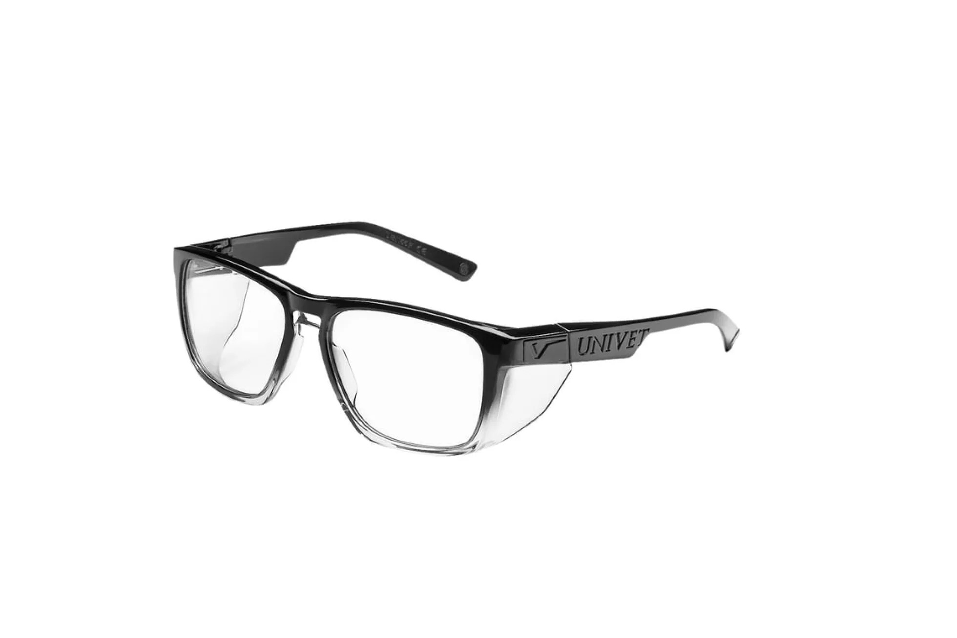 Contemporary sikkerhedsbrille 571, +2 styrke, klar - Univet