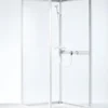 Contura Shower brusekabine, firkantet, 900x700x2010 mm, hvid profil, styren glas
