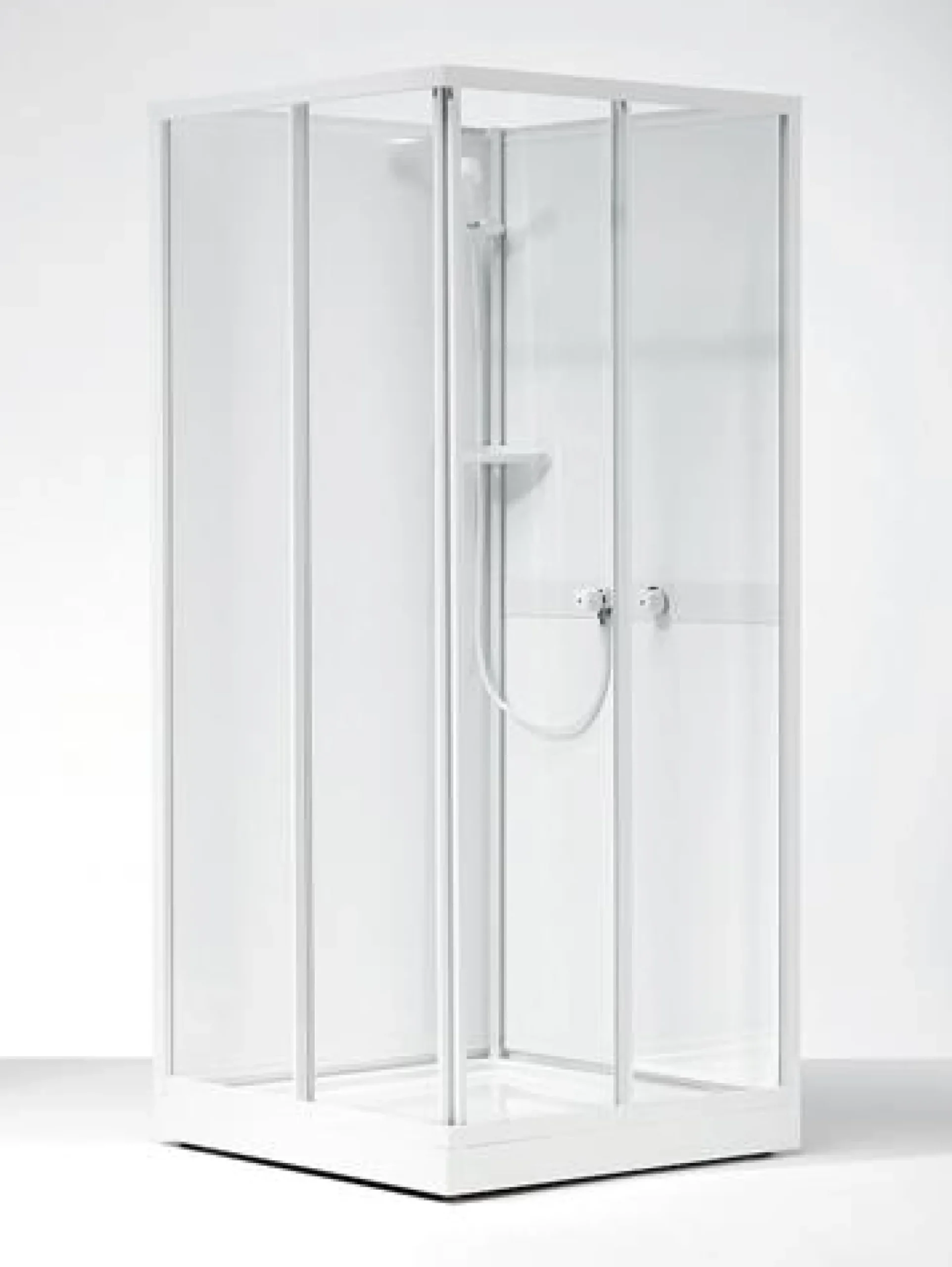 CONTURA SHOWER brusekabine, 900 mm x 900 mm x 2010 mm