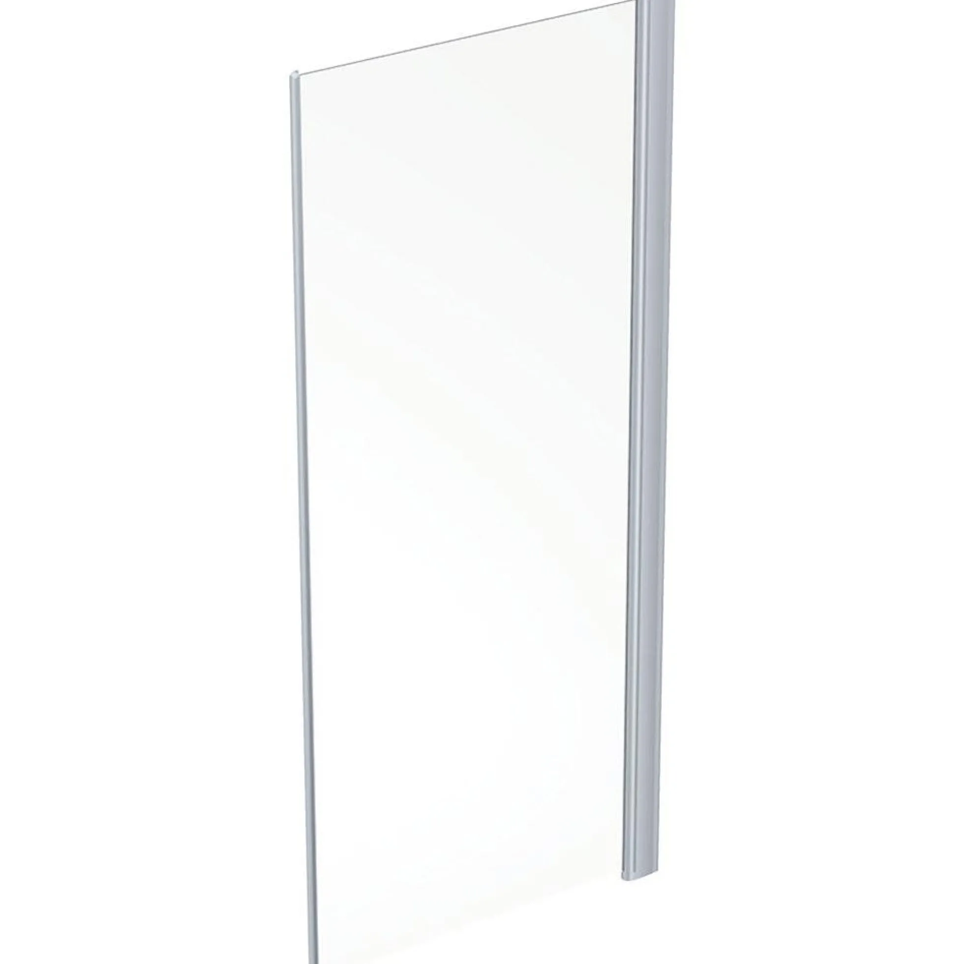 Contura Shower Space lige dør, mat profil, klart glas, 600 mm