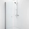 Contura Shower Space lige dør, mat profil/klart glas SPNK 850 knopgreb