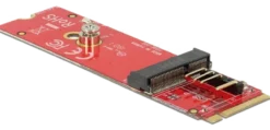 Converter M.2 Key M male > M.2 Key E slot for USB and PCIe modules