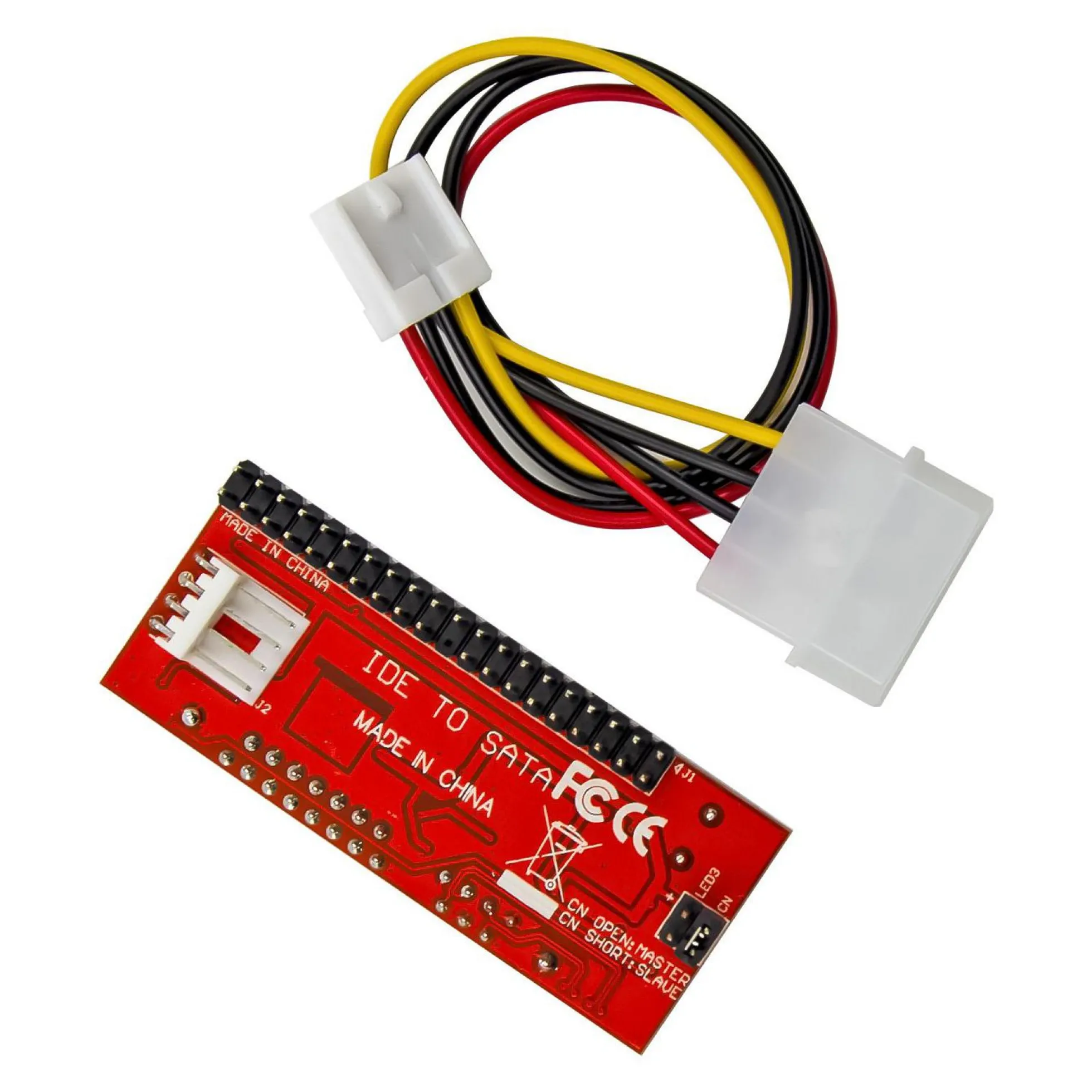 Converter, 40 pins IDE til SATA, ATA Controller, SATA 1.0 compliant