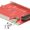2.5" Converter U.2 SFF-8639>M.2 NVMe Key M-7 mm
