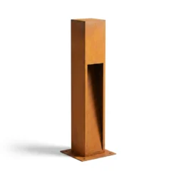 Corten havelampe, 70 cm, 12W, 3000K, IP65, CRI 92, rust