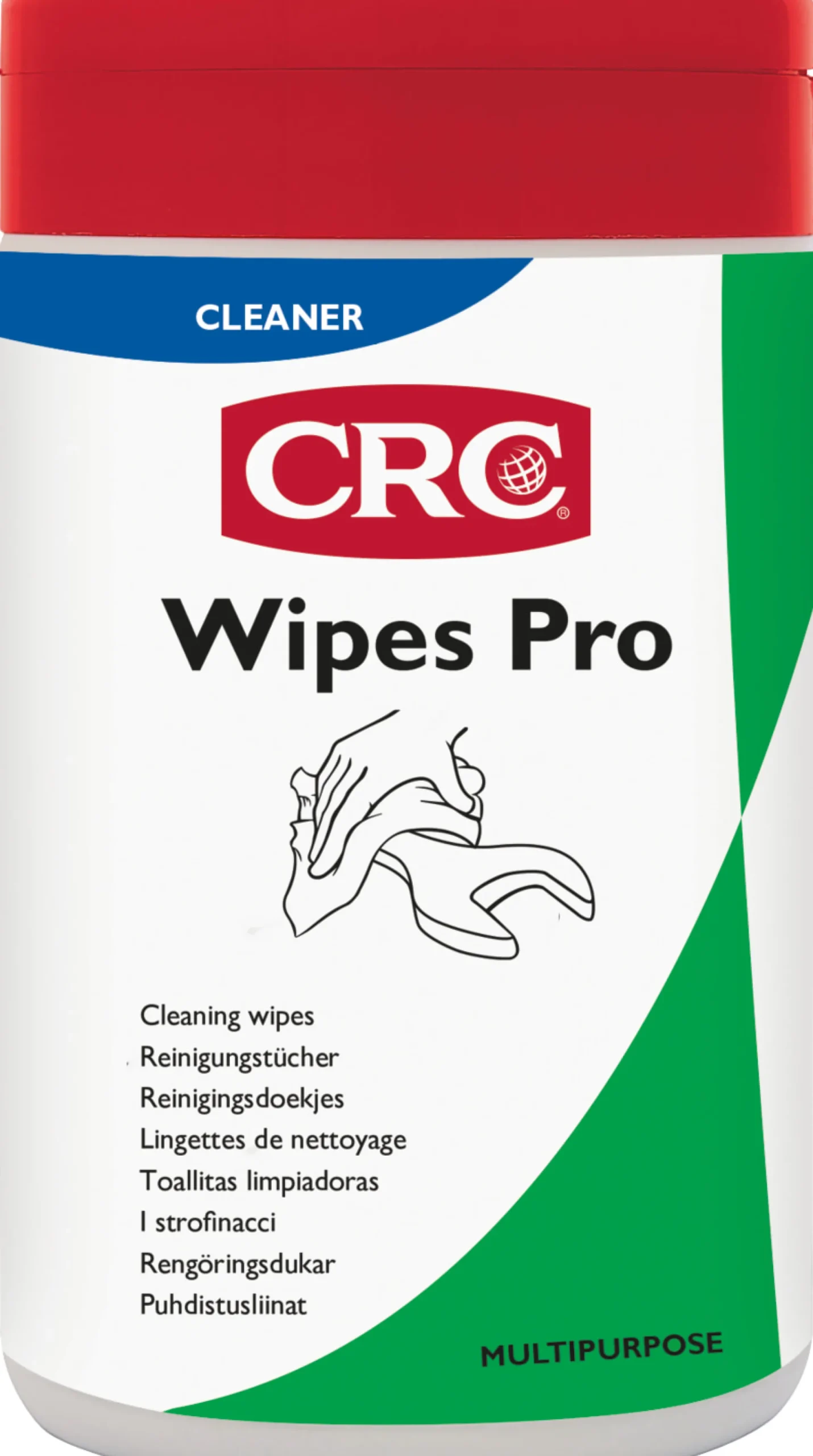 CRC Wipes renseservietter Industri, 50 stk.