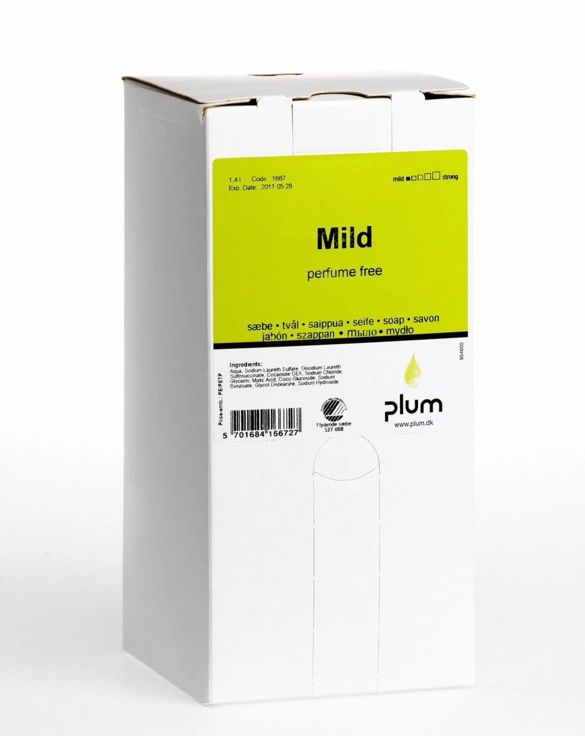 Cremesæbe plum mild, 1,4 liter