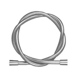 Cromalux bruserslange, glat krom, 1,5 meter