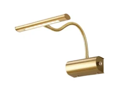 Curtis LED maleri væglampe messing